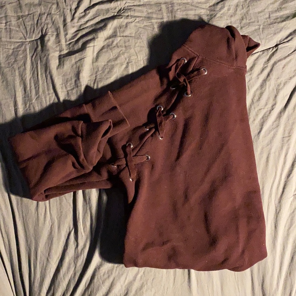 Maroon Victoria Secret Sweatshirt